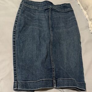 Denim Pencil Skirt